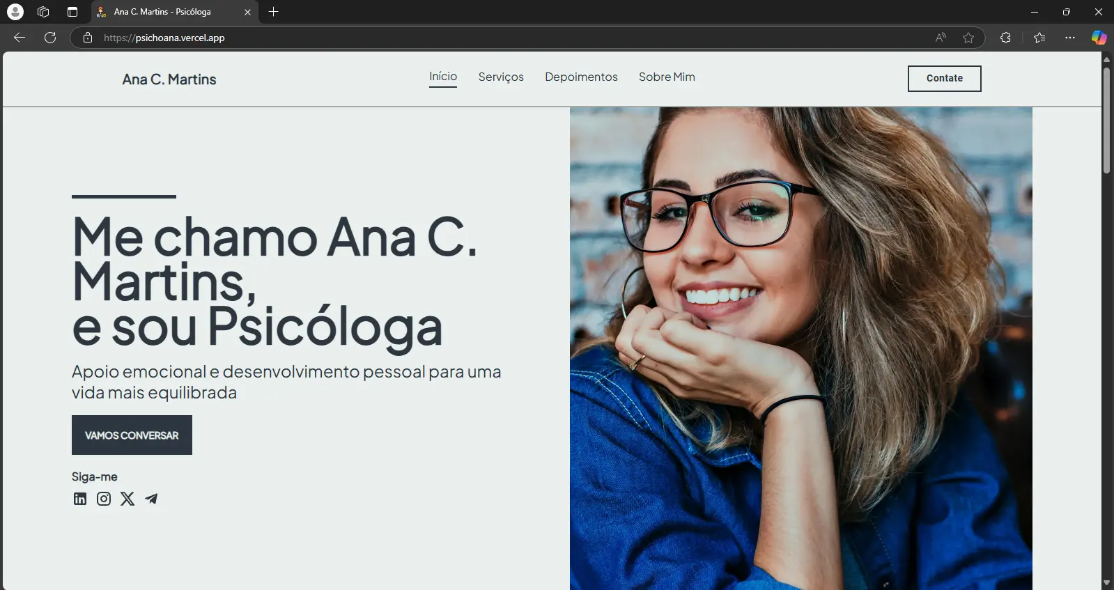 Imagem do site Psicóloga Ana Martins Imagem do site Psicóloga Ana Martins